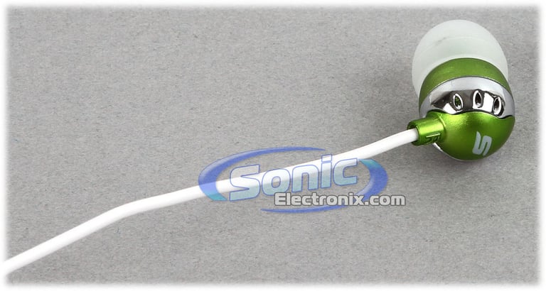 Scosche HP6G thudBUDS In-Ear Headphones/Earbuds (Green) Image 3