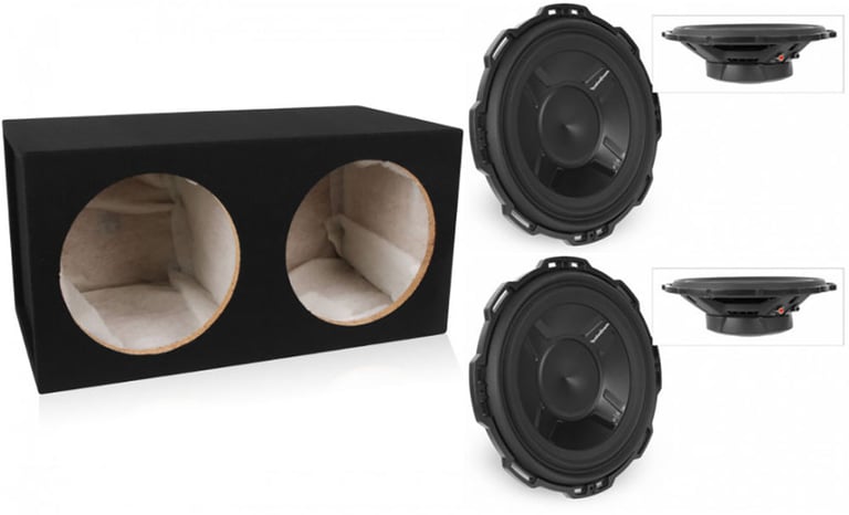 (2) Rockford Fosgate P3SD4-12 with Sealed Dual Enclosure Image 1