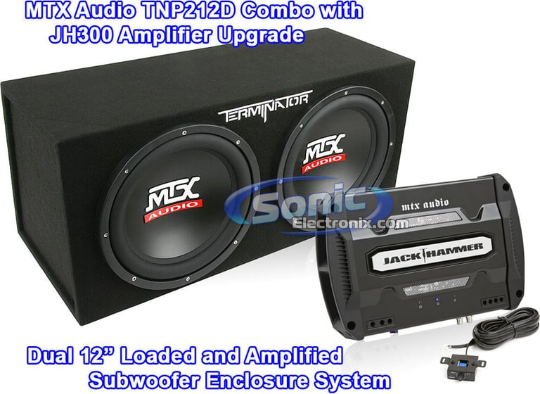MTX Audio TNP212D Combo with JH300 Amplifier Upgrade Open Box Image 10
