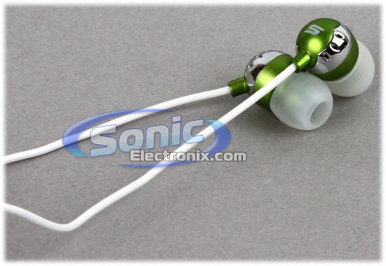 Scosche HP6G thudBUDS In-Ear Headphones/Earbuds (Green) Image 1