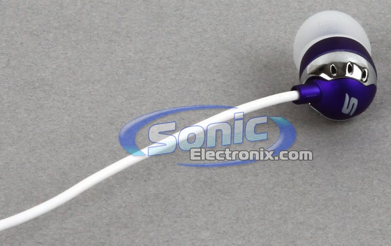 Scosche HP6PU thudBUDS In-Ear Headphones/Earbuds (Purple) Image 3
