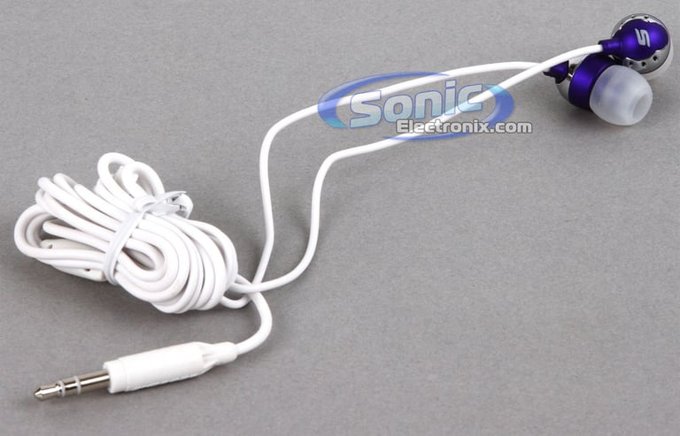 Scosche HP6PU thudBUDS In-Ear Headphones/Earbuds (Purple) Image 2