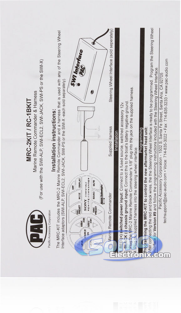 PAC MRC-2KIT (White) Image 5
