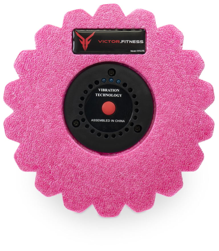 Victor Fitness REVIVERoller Pink High Intensity Vibrating Massage Roller VFX1PK Image 6