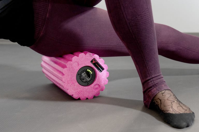 Victor Fitness REVIVERoller Pink High Intensity Vibrating Massage Roller VFX1PK Image 11