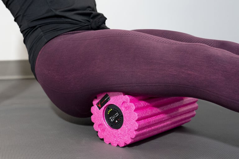 Victor Fitness REVIVERoller Pink High Intensity Vibrating Massage Roller VFX1PK Image 12