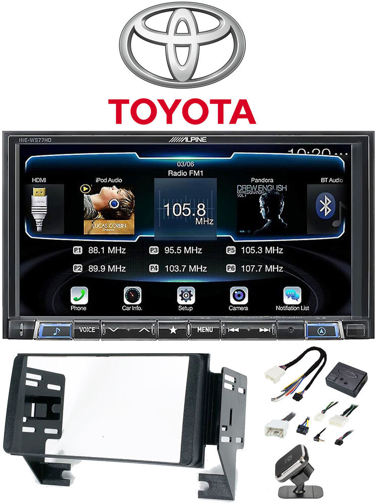 Alpine INE-W977HD Bundle #16 for select Toyota FJ Cruiser vehicles Image 1
