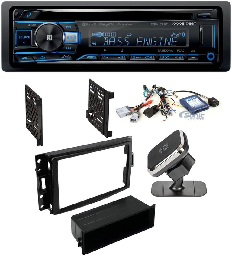 Alpine CDE-175BT Bundle #33 for select GM vehicles Image 1