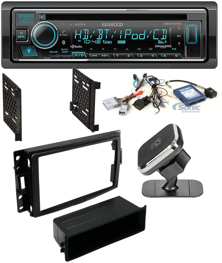 Kenwood eXcelon KDC-X704 Bundle #34 for select GM vehicles Image 1