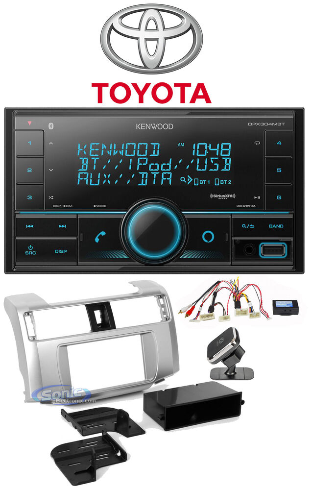 Kenwood DPX304MBT Bundle #38 for select Toyota 4-Runner vehicles Image 1