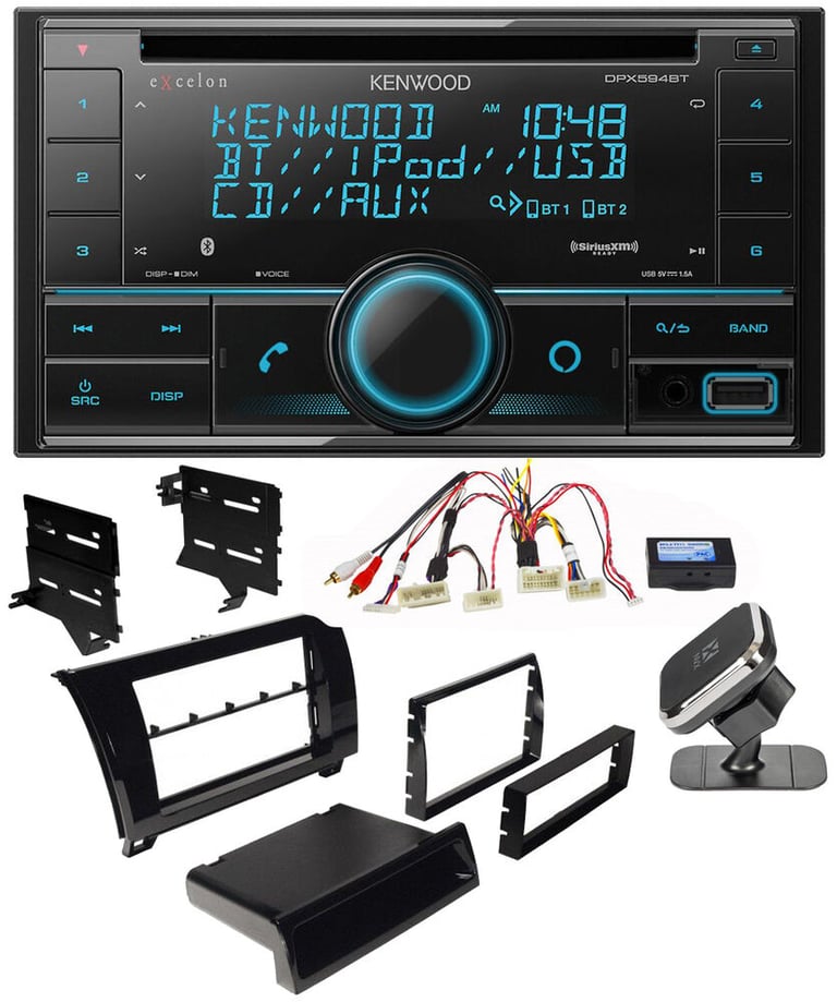Kenwood eXcelon DPX594BT Bundle #39 for select Tundra and Sequoia vehicles Image 1