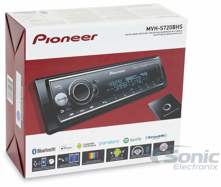 Pioneer MVH-S720BHS Bundle #48 for select Toyota Matrix vehicles Image 10