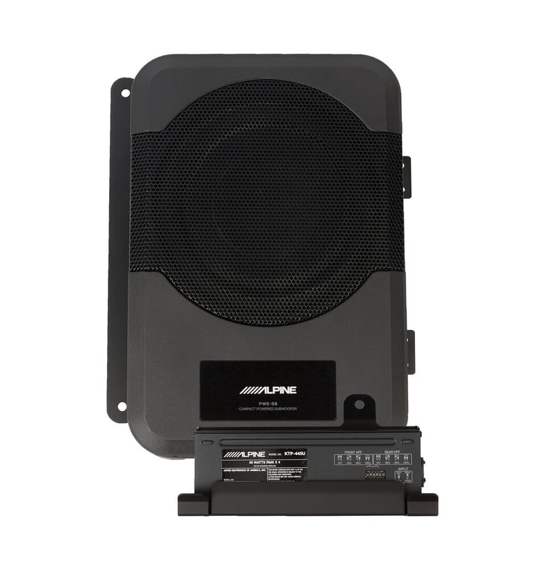 Alpine PSU300TCM Powered Subwoofer Enclosure (Open-box, Damaged Packaging) Image 1