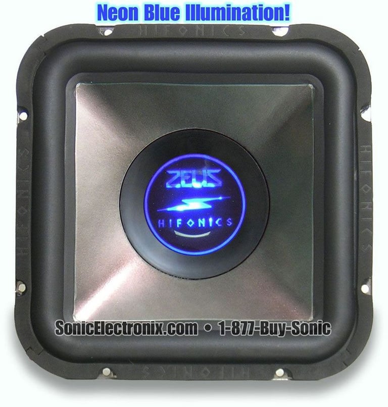 Hifonics ZS12SQ 12" Zeus Square Version Image 1