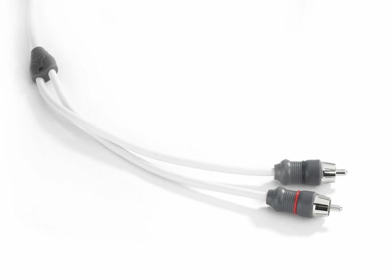 JL Audio XMD-WHTAIC2-12 White 2-Channel RCA Cable (Open Box, Good) Image 3