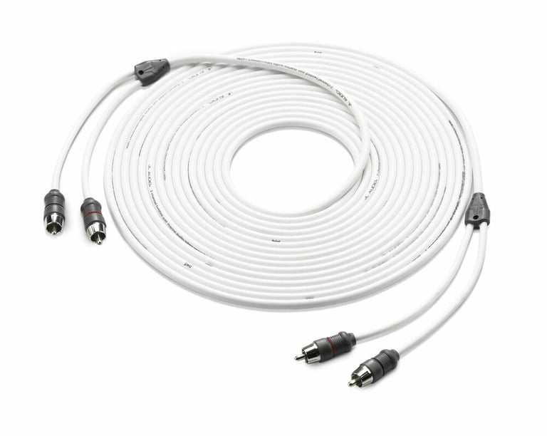 JL Audio XMD-WHTAIC2-25 25 ft 2-Channel RCA Cable (Open Box, Good) Image 1