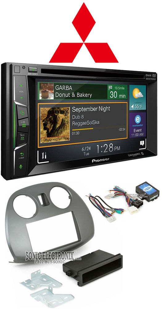 Pioneer AVH-500EX Bundle #117 for Select Mitsubishi Vehicles Image 1