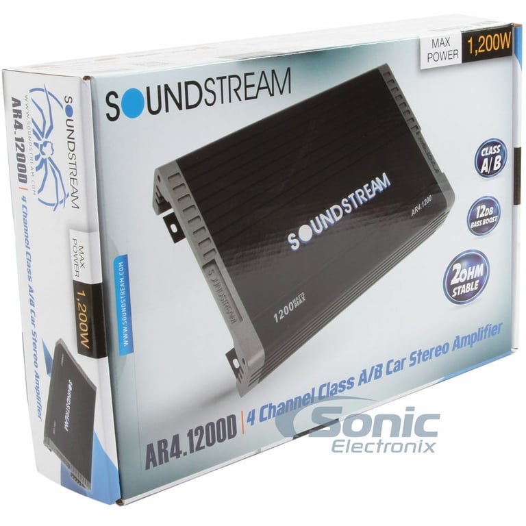 Soundstream Arachnid 1200W 4 Channel Class A/B Car Audio Amplifier (2 Pack) Image 6