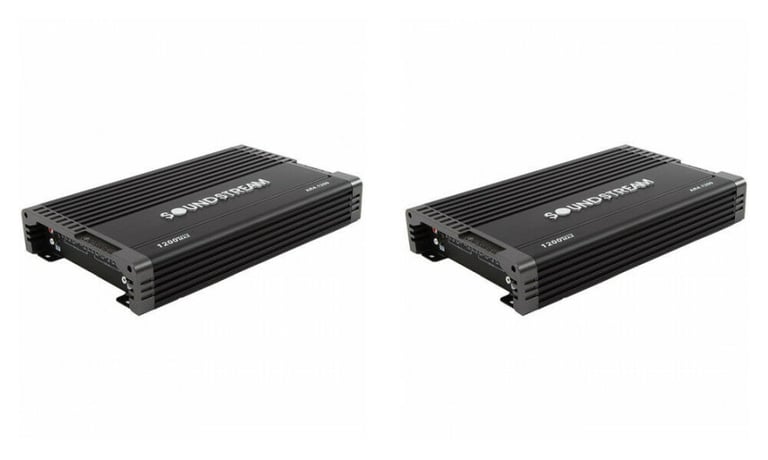 Soundstream Arachnid 1200W 4 Channel Class A/B Car Audio Amplifier (2 Pack) Image 1