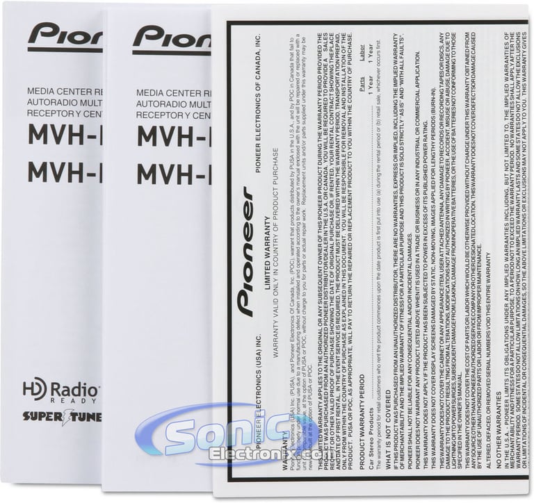 Pioneer MVH-P8200BT Image 8