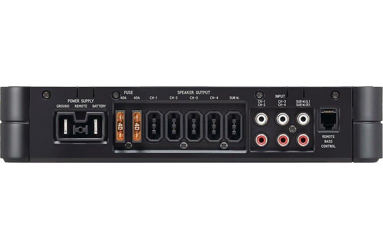 Alpine PDX-V9 Amplifier with Free BAK42 4 Gauge Amp Wiring Kit + Additional RCAs Image 4