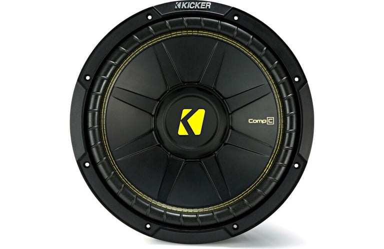 (2) KICKER 44CWCS124 CompC 12" 1200 Watt SVC 4-Ohm Car Subwoofers Subs Image 3