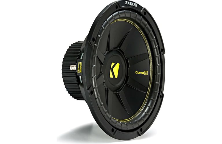 (2) KICKER 44CWCS124 CompC 12" 1200 Watt SVC 4-Ohm Car Subwoofers Subs Image 4