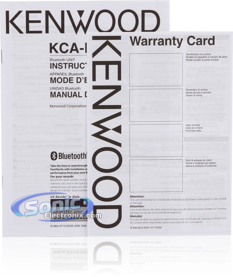 Kenwood KCA-BT300 Image 7