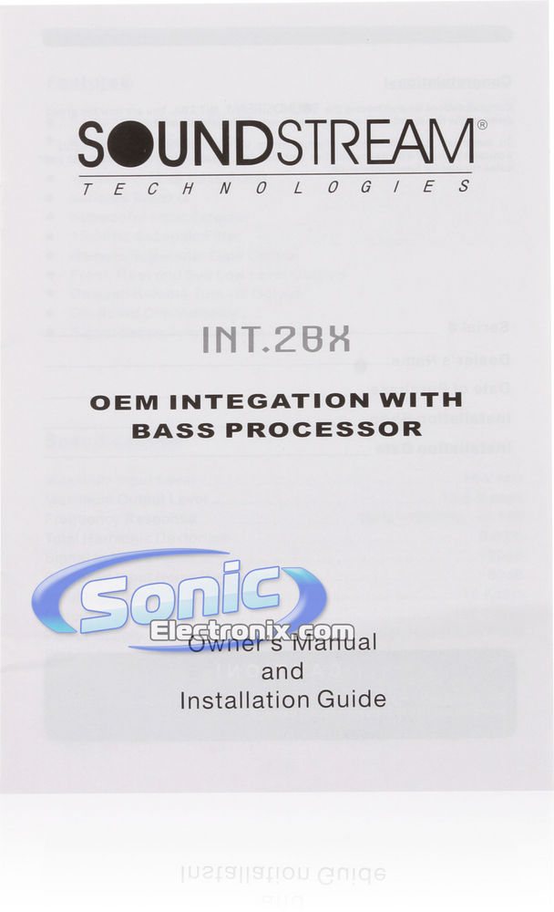 Soundstream INT-2BX Image 11