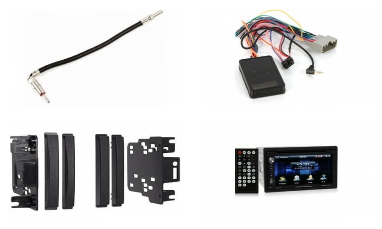 6.5&rdquo; DVD/CD Player Receiver Monitor w Bluetooth For 2010-11 Dodge Ram 2500/3500 Image 1