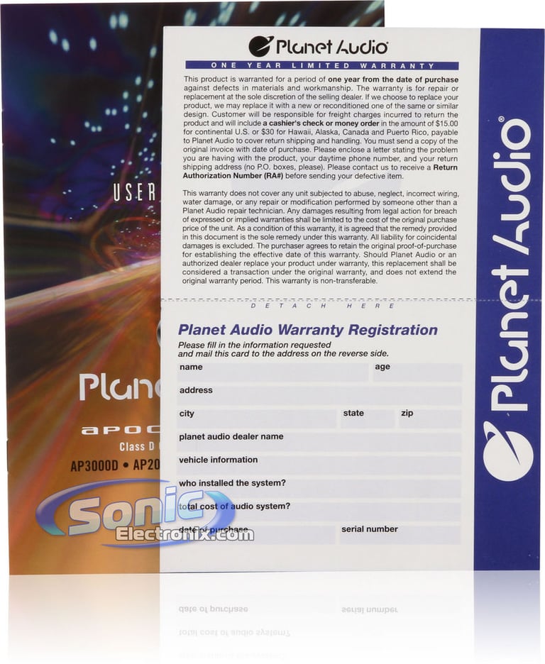 Planet Audio AP2000D Image 8