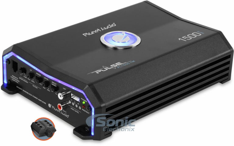 Planet Audio Pulse 1500W Monoblock Class AB Amplifier w/ Remote (2 Pack) Image 2