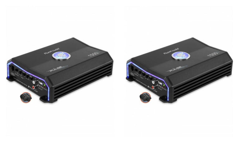 Planet Audio Pulse 1500W Monoblock Class AB Amplifier w/ Remote (2 Pack) Image 1