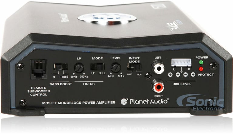 Planet Audio Pulse 1500W Monoblock Class AB MOSFET Amplifier w/ Remote (6 Pack) Image 4