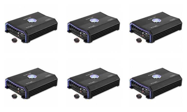 Planet Audio Pulse 1500W Monoblock Class AB MOSFET Amplifier w/ Remote (6 Pack) Image 1