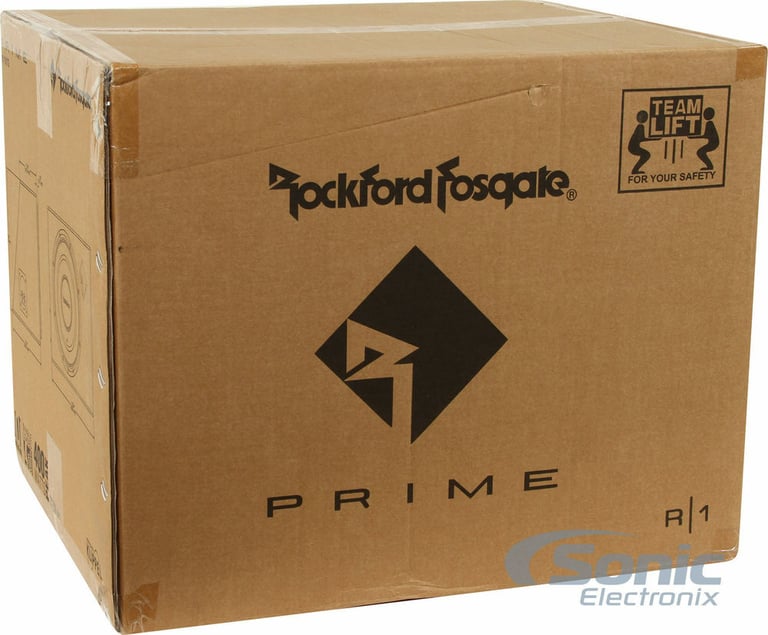 Rockford Fosgate 400W Prime Single 10 Inch Loaded Subwoofer Enclosure (2 Pack) Image 7