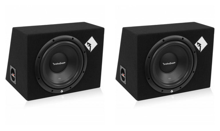Rockford Fosgate 400W Prime Single 10 Inch Loaded Subwoofer Enclosure (2 Pack) Image 1