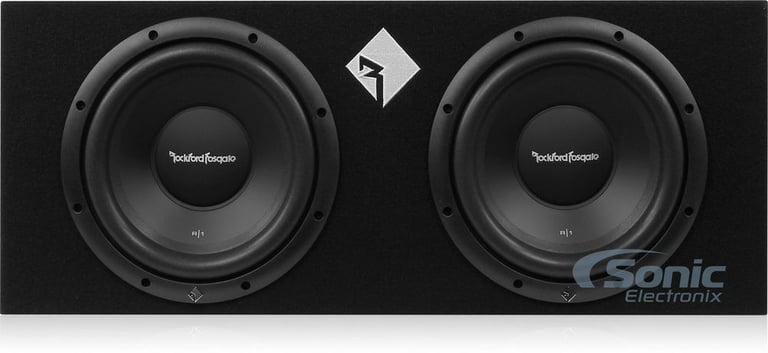 Rockford Fosgate R1-2X10 10" 800W Loaded Subwoofer Sub Enclosure+Amp+Amp Kit Image 18