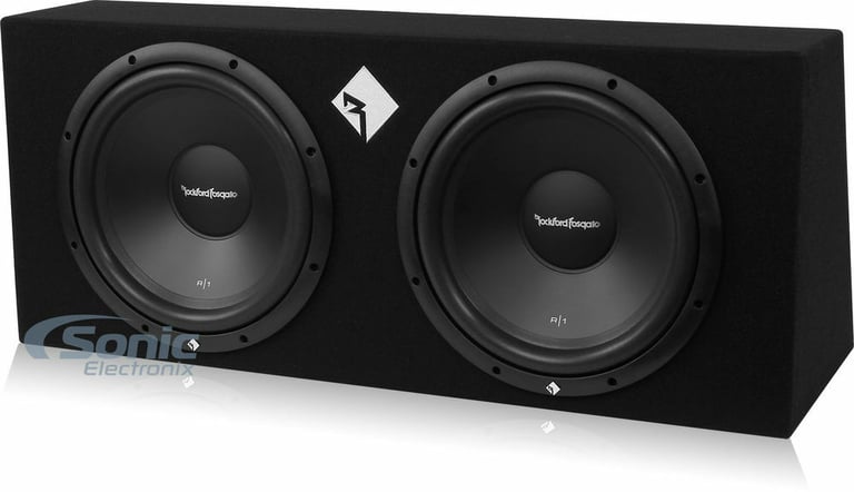 Rockford Fosgate 800W Prime Dual 12 Inch Loaded Subwoofer Enclosure (2 Pack) Image 6