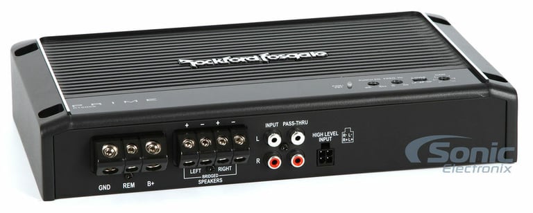 Rockford Fosgate Prime R150X2 R150 150 Watt RMS 2-Channel Amp+Premium Amp Kit Image 3