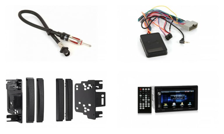 6.5&rdquo; DVD/CD Player Receiver Monitor w/Bluetooth For 07-10 Chrysler Sebring Image 1