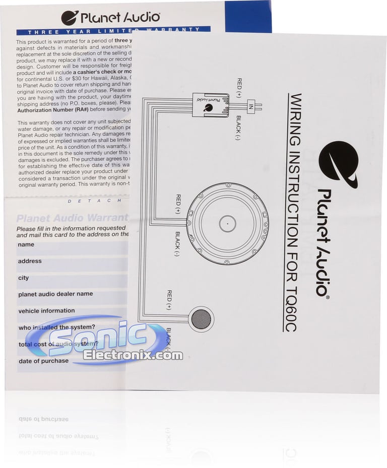 Planet Audio TQ60C Image 12