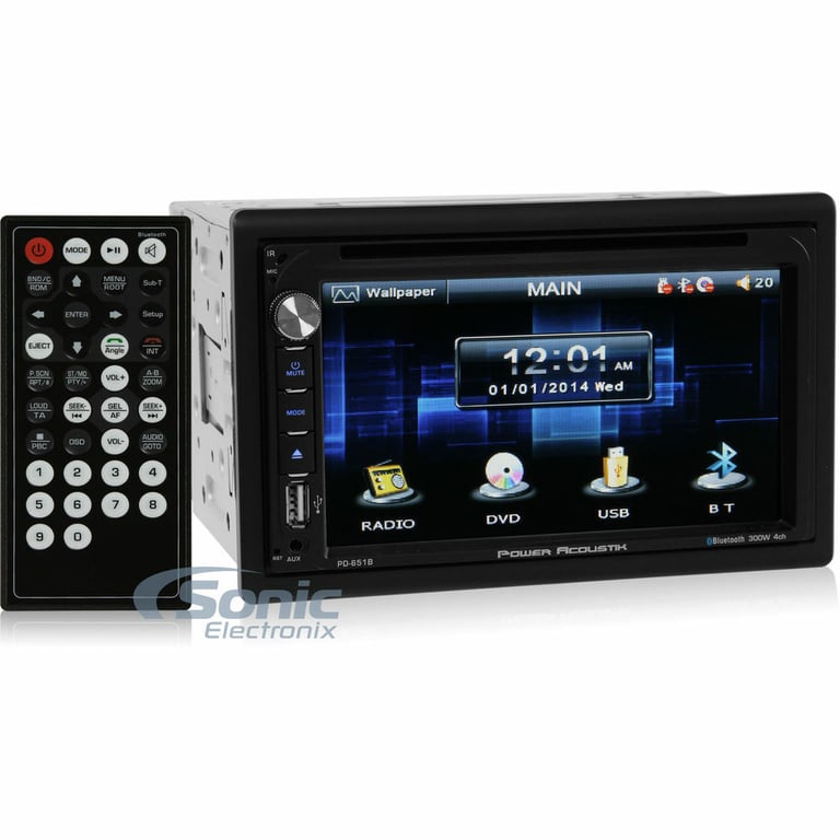 In-Dash 6.5&rdquo; DVD/CD Player Receiver Monitor w/Bluetooth For 2001-03 Toyota RAV-4 Image 8