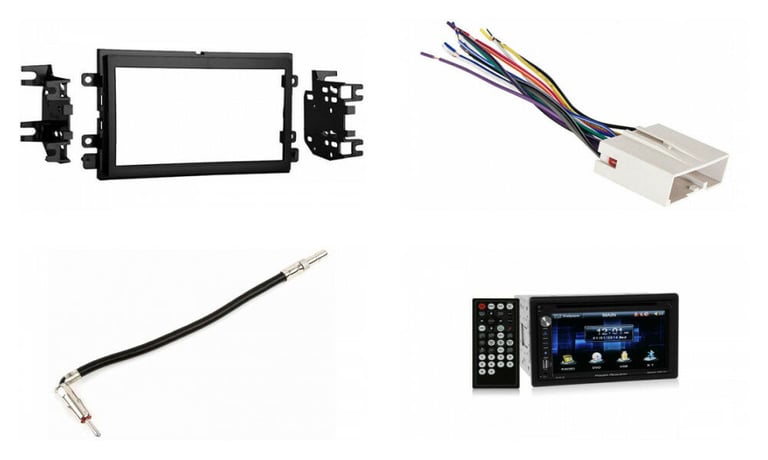 6.5&rdquo; DVD/CD Player Receiver Monitor w/Bluetooth For 2008-10 Ford 250/350/450/550 Image 1
