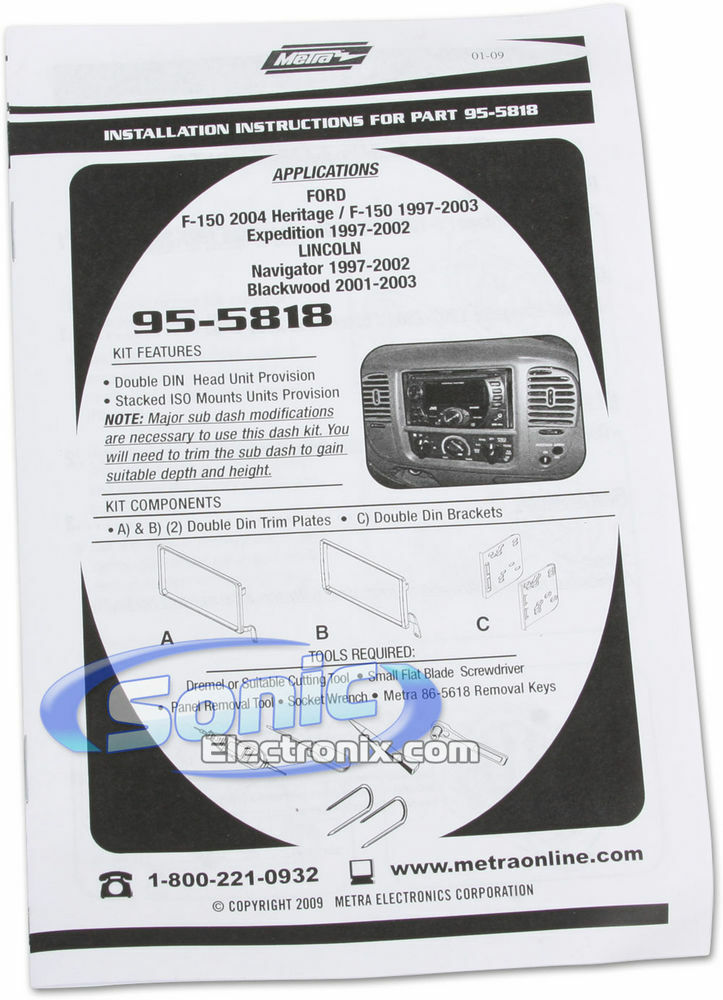 6.5" DVD/CD Player Receiver Monitor w/ Bluetooth For 1999-2003 Ford F-150 Image 10