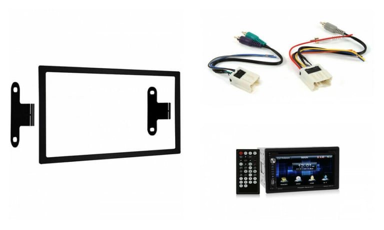 In-Dash 6.5&rdquo; DVD/CD Player Receiver Monitor w/ Bluetooth For 96-99 INFINITI I30 Image 1