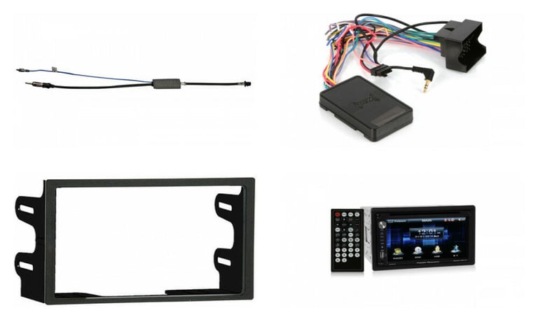 6.5&rdquo; DVD/CD Player Receiver Monitor w/ Bluetooth For 2002 Volkswagen Golf Image 1