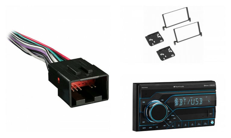 Digital Media Bluetooth Receiver w/USB/AUX+Remote For 2004 Ford F-150 Heritage Image 1