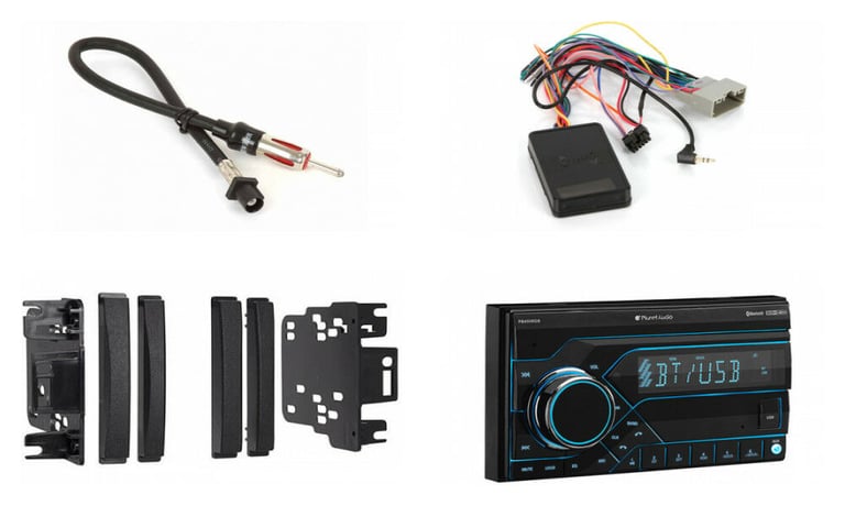 Digital Media Bluetooth Receiver w/AUX+Remote Stereo For 2012 Ram 1500/2500/3500 Image 1
