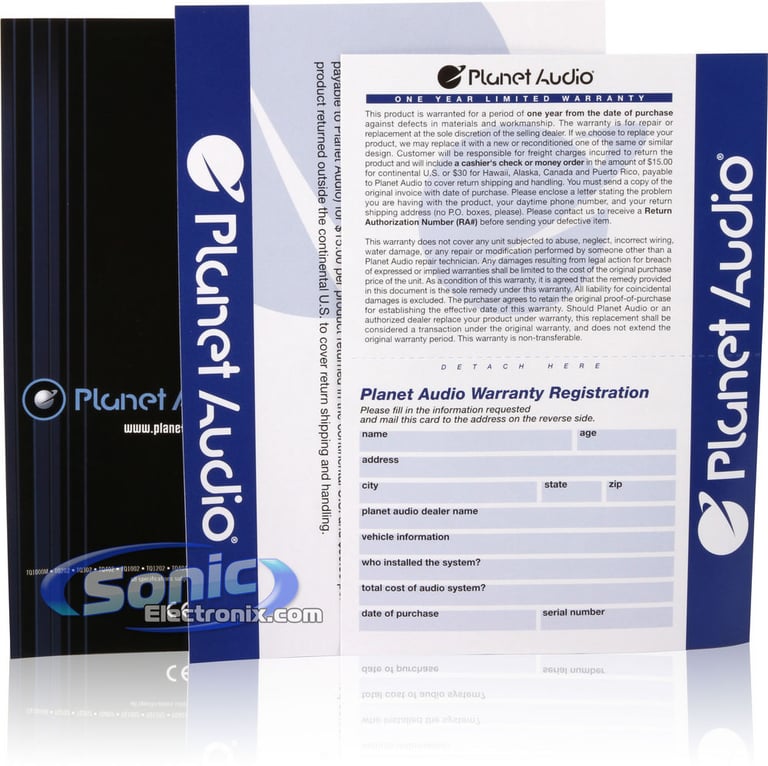 Planet Audio TQ1000M Image 8